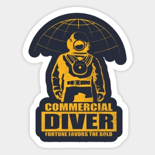 Commercial Diver Sticker